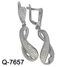 Ювелирные изделия 925 серебро серьги в форме сердца (М-7657. Jpg)в
